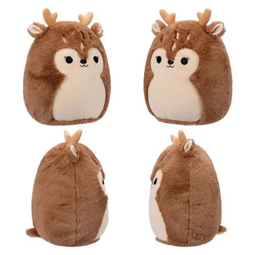 Squishmallows FuzzAMallows – Peluche Shaun Il Cane Schnauzer 30 Cm, Originale 2024, Morbidissimo