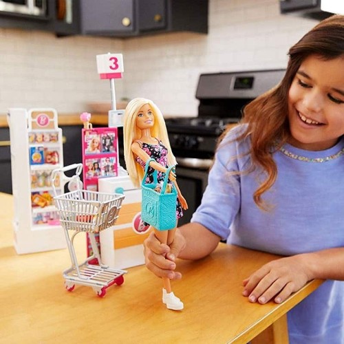 Barbie supermarket zestaw z lalką 3+ Mattel 4.jpg