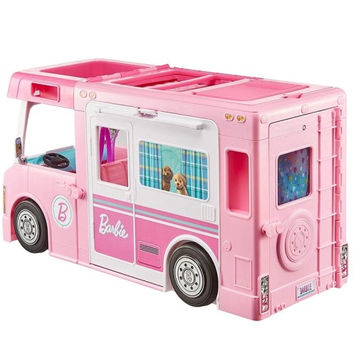 Kamper Barbie 3w1 umeblowany 3+ Mattel 3.jpg