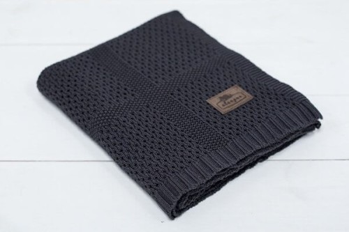 Bambusowy Kocyk Ultra Soft Lovely Graphit Sleepee.jpg