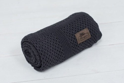 Sleepee Bambusowy Kocyk Ultra Soft Lovely Graphit Sleepee.jpg