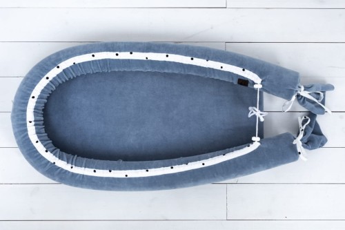 Sleepee Gniazdko niemowlęce Royal Baby Denim.jpg