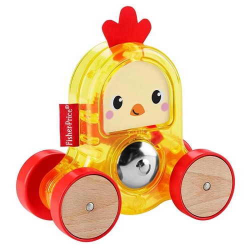 Kolorowe zwierzątko na kółkach Kogut 9m+ Fisher Price.jpg