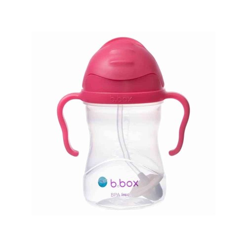 Kubek 4w1 zestaw 240 ml malinowy 4m+ B Box 2 (1).jpg