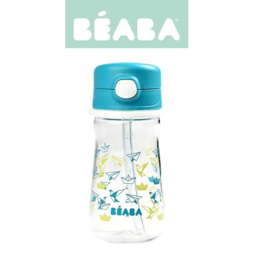 Butelka-bidon tritanowa ze słomką 350 ml Dark blue Beaba.jpg