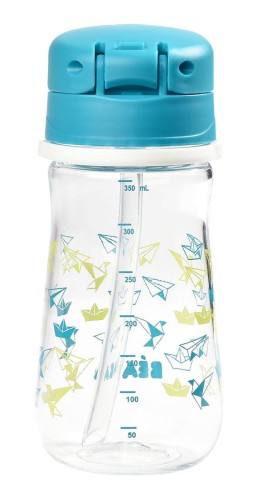 Butelka-bidon tritanowa ze słomką 350 ml Dark blue Beaba 4.jpg