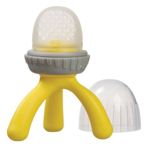 Gryzak silikonowy do podawania pokarmu Lemon Sherbet 5m+ B.Box 2.jpg