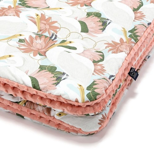 Narzutka Przedszkolaka Heron in a Pink Lotus Papaya La Millou 2.jpg