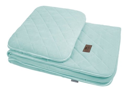 Kocyk welurowy z poduszką Royal Baby Ocean Mint Sleepee.jpg