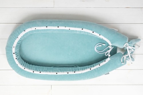 Gniazdko Kokon niemowlęcy Royal Baby Ocean Mint Sleepee 3.jpg