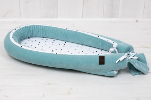 Gniazdko Kokon niemowlęcy Royal Baby Ocean Mint Sleepee 4.jpg