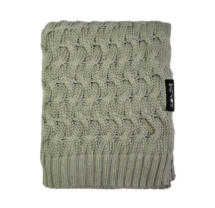 Koc szarlotka 80x100 Khaki Lullalove.jpg