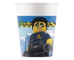 Kubeczki papierowe Lego City 200ml 8szt Godan