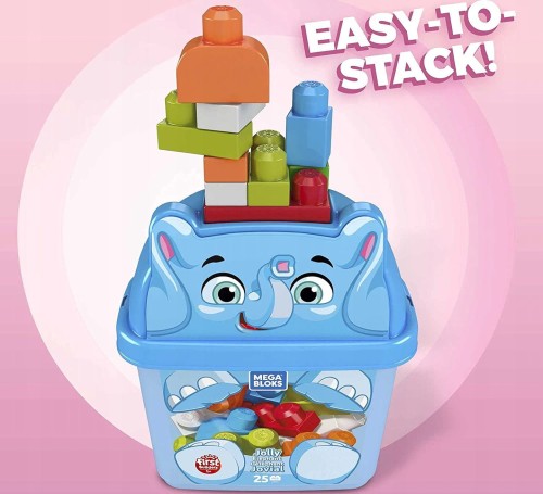 MEGA-BLOKS-POJEMNIK-Z-KLOCKAMI-WESOLY-SLONIK-Marka-Mega-Bloks.jpg