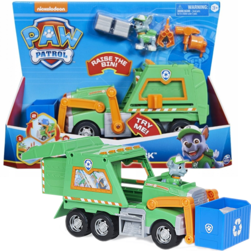 Psi Patrol Ciężarówka do recyklingu Rockyego 3+ Spin Master.png