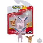 Pokemon figurki bitewne Eevee+ Snom+ Espeon Jazwares