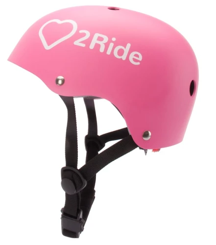 Kask rowerowy dla dzieci 2 lata różowy dla dziewczynki.JPG