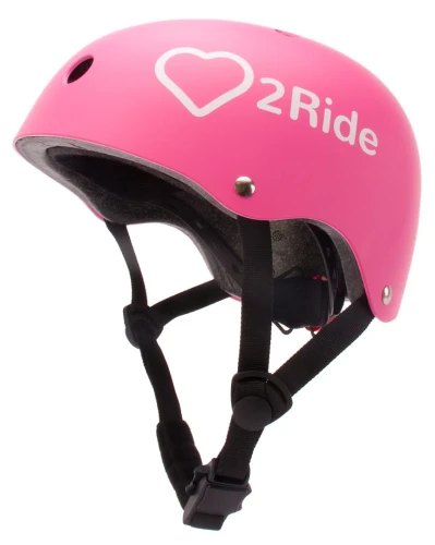 Kask rowerowy dla dzieci 2 lata różowy dla dziewczynki (1).JPG