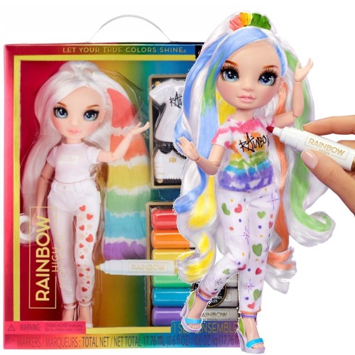 MGA Rainbow High Lalka Color & Create do kolorowania.jpg