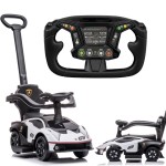 Jeździk samochód auto pchacz Lamborghini Essenza SCV12 biały