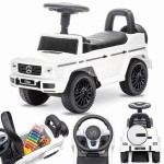 Jeździk pchacz chodzik dla dzieci Mercedes Benz G 350d biały