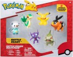 Pokemon figurki bitewne 6 pak Sableye Axew Snivy Tepig Oshawott Pikachu Jazwares
