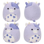 Squishmallows Fuzzamallow Pluszak Bubba Krowa 30 cm