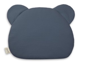 Misiowa Poduszka do spania Muślinowa Petrol Sleepee