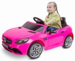  Auto na akumulator Mercedes Benz SLC300 Cabrio samochód jeździk pilot różowy