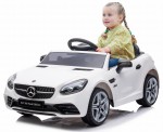 Auto na akumulator Mercedes Benz SLC300 Cabrio samochód jeździk pilot biały
