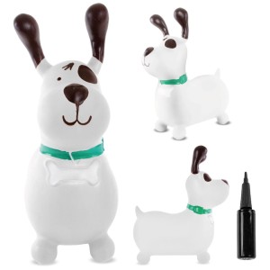 Skoczek dla dzieci do skakania z pompką Reksio biały Sun Baby