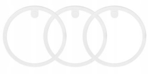 Zapasowe uszczelki do bidonu 3 szt szerokie Akuku