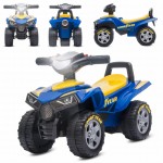 Pojazd Jeździk Quad dla dziecka na roczek Good Year Schowek dźwięk niebieski