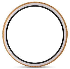 Opona rowerowa 24 cale 24x1,75 47-507 biały beżowy