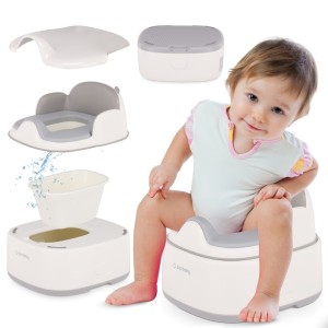 Nocnik dla dzieci 3w1 Toaleta WC Nakładka Podest Podnóżek Sun Baby
