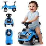 Jeździk samochód auto pchacz GO GO Fassion niebieski