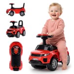 Jeździk dla dziecka na roczek pchacz czerwony 12m+ Sun Baby