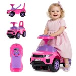 Jeździk dla dziecka na roczek pchacz różowy 12m+ Sun Baby