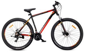 Rower górski MTB 29 cali Shimano Aluminium Lekki 7 biegów Amortyzator Hamulce tarczowe Rama L 21 cali Tatra Bikes Horizon czarny