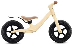 Rowerek biegowy dla dzieci Rower BUBBLY nylonowy Lekki 2,4 kg Błotnik pompowane koła beżowy