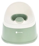 Nocnik dla dzieci antypoślizgowy z wyjmowanym wkładem lekki wysoki stabilny NESTPOT zielony biały Sun Baby