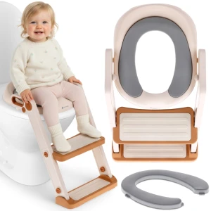 Nakładka na sedes sedesowa na sedes wc dla dziecka Podest drabinka miękka deska Podnóżek Sun Baby