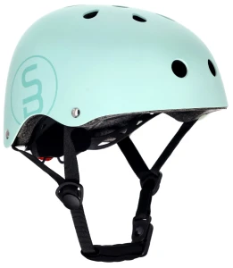 Kask rowerowy dla dzieci PERFECT FIT S 50-54 cm LEKKI lampka LED klipsy magnetyczne miętowy