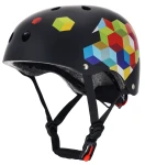 Kask rowerowy dla dzieci I love my bike M 54-58 cm LEKKI lampka LED klipsy magnetyczne czarny