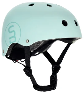 Kask rowerowy dla dzieci PERFECT FIT M 54-58 cm LEKKI lampka LED klipsy magnetyczne miętowy