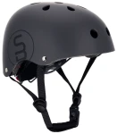 Kask rowerowy dla dzieci PERFECT FIT S 50-54 cm LEKKI lampka LED klipsy magnetyczne czarny