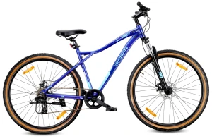 Rower górski MTB 29 cali 7 biegów Aluminium Lekki Amortyzator Hamulce tarczowe Shimano Rama L 19 cali Verdant Shred niebieski
